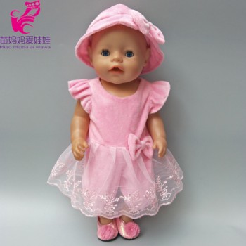 Doll clothes for 43cm born baby dolls jacket clothes for 17 43cm baby reborn doll down coat children doll toys wear