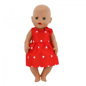 New Dress Wear For 43cm Zapf Baby Born Doll Reborn Babies Dolls Clothes