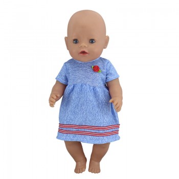New Dress Wear For 43cm Zapf Baby Born Doll Reborn Babies Dolls Clothes