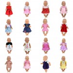 Doll Dress Fit For 43cm Zapf Baby Born Doll 17inch Babies Reborn Doll Clothes And Accessories