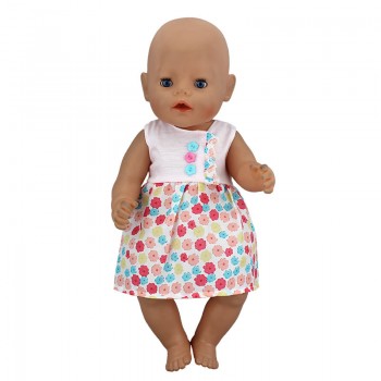 Doll Dress Fit For 43cm Zapf Baby Born Doll 17inch Babies Reborn Doll Clothes And Accessories