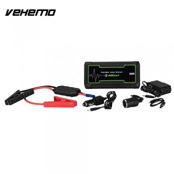 Vehemo Black 16800mAh 800A Peak Jump Starter Battery Jump Starter Battery Charger Emergency Portable