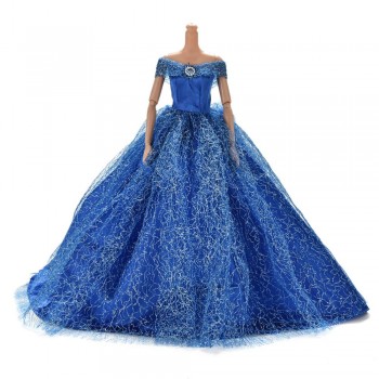 2019 Handmake Wedding Princess Dress Elegant Clothing Gown Skirt Shoes For  Doll Dresses