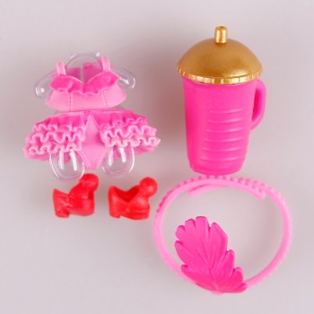 1 set LOL Doll clothes glasses bottle shoes Accessorries lol accessories on sale Original LOL dolls collection drop shipping