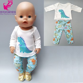 2019 new arrival doll clothes for 43cm born Baby doll boy clothes green frog for 17 40cm 38cm baby doll spring clothes