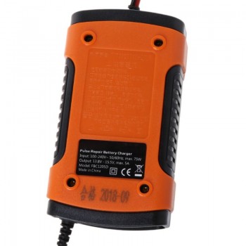 Auto Car Intelligent Battery Charger DC 12V 5A Pulse Repair Truck Storage EU/ US Plug With LCD Display High Quality Free postage
