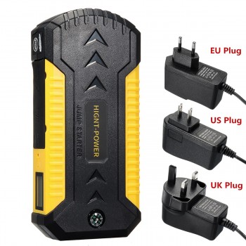 Multifunction Jump Starter 88000mAh 12V 4USB 600A Portable Car Battery Emergency Charger Power Bank Booster Starting Device