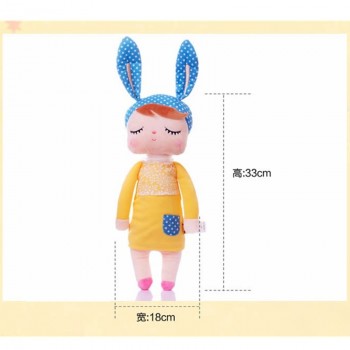 Metoo Doll Stuffed Toys Plush Animals Kids Toys for Girls Children Boys Kawaii Baby Plush Toys Cartoon Angela Rabbit Soft Toys