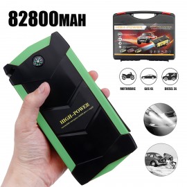 12V 82800mAh 4USB High Power Car Jump Starter Battery Charger Starting Car Booster Power Bank Tool Kit For Auto Starting Device