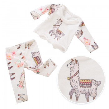 Baby New Born Doll Accessories 18 inches 40cm-43cm Vintage pajamas suit doll clothes for childrens birthday gift