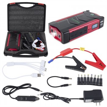 HAMBAR Car jump Starter 600A Peak Current 68000 mWh Car Battery Booster Charger emergency 12V Starting Device power bank for car