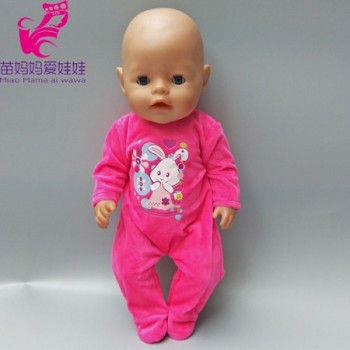 For 43cm born baby dolls clothes lastic shirt lace dress for 18 baby doll clothes pants for 18 inch girl doll baby gifts