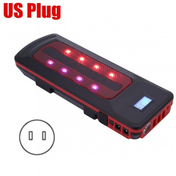 Portable 99800mAh 12V Emergency Battery Charger Car Jump Starter Smart Clip Power Bank Starting Light Bar US/UK/AU/EU