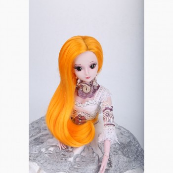 LIMPOPO Free Shipping 1/3 1/4 Bjd hair High Temperature Long Gray Straight and curly Bjd Wig SD For BJD Doll Free shipping