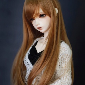 LIMPOPO Free Shipping 1/3 1/4 Bjd hair High Temperature Long Gray Straight and curly Bjd Wig SD For BJD Doll Free shipping