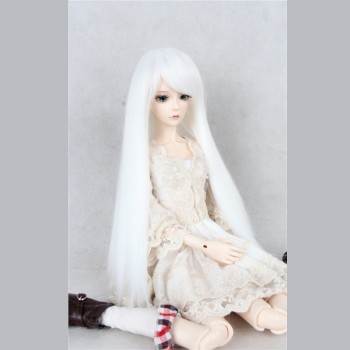 LIMPOPO Free Shipping 1/3 1/4 Bjd hair High Temperature Long Gray Straight and curly Bjd Wig SD For BJD Doll Free shipping