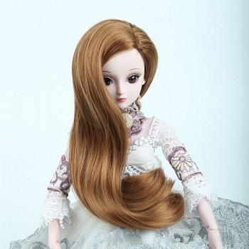 LIMPOPO Free Shipping 1/3 1/4 Bjd hair High Temperature Long Gray Straight and curly Bjd Wig SD For BJD Doll Free shipping