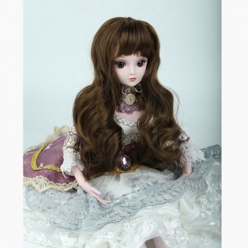 LIMPOPO Free Shipping 1/3 1/4 Bjd hair High Temperature Long Gray Straight and curly Bjd Wig SD For BJD Doll Free shipping