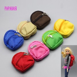 1PCS Dolls Bag Accessories backpack For Barbie Doll For BJD 1/6 blyth doll Best Gift