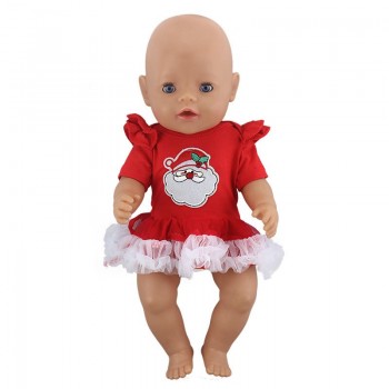 Dress For 43cm Zapf Baby Born 17inch Baby Dolls Clothes, Doll Accessories.