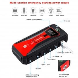 88000mAh Car Jump Starter 12v power bank Portable Car Charger Multi-function Start Jumper Emergency Car Battery Booster