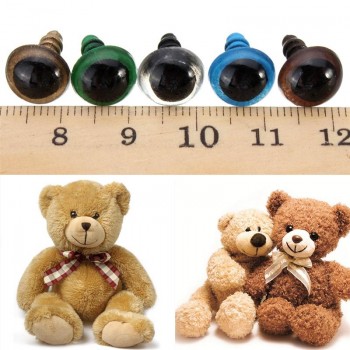 10/14mm Mix Color Plastic Safety Eyes 20PCS Crafts Teddy Bear Animal Dolls Puppet Accessories Stuffed Toys Parts with Washer