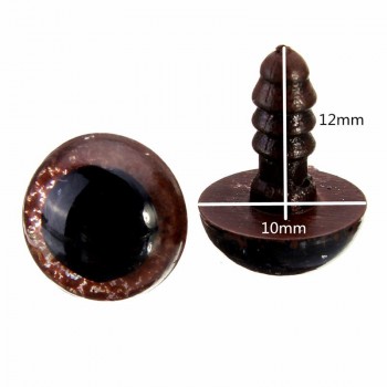 10/14mm Mix Color Plastic Safety Eyes 20PCS Crafts Teddy Bear Animal Dolls Puppet Accessories Stuffed Toys Parts with Washer