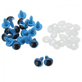10/14mm Mix Color Plastic Safety Eyes 20PCS Crafts Teddy Bear Animal Dolls Puppet Accessories Stuffed Toys Parts with Washer