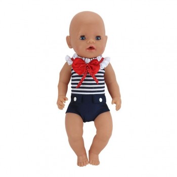1 Pairs Bikini Doll Clothes Wear fit 43cm Baby Doll Clothes and Accessories Children best Birthday Gift