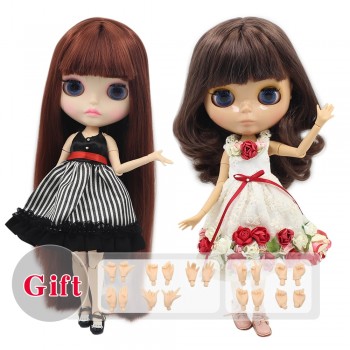 ICY Factory Blyth Doll Joint Body DIY Nude BJD toys Fashion Dolls girl gift Special Offer on sale with hand set Aamp;B