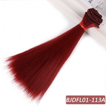 Bybrana 15cm*100cm and 25cm*100cm Long straight High Temperature Fiber BJD SD Wigs DIY hair for dolls free Free shipping