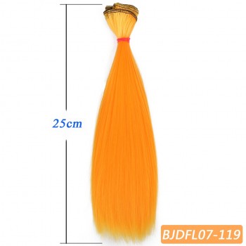 Bybrana 15cm*100cm and 25cm*100cm Long straight High Temperature Fiber BJD SD Wigs DIY hair for dolls free Free shipping