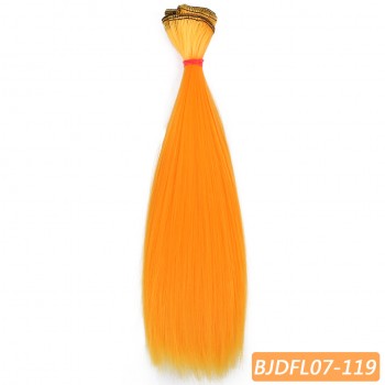 Bybrana 15cm*100cm and 25cm*100cm Long straight High Temperature Fiber BJD SD Wigs DIY hair for dolls free Free shipping