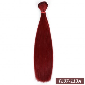 Bybrana 15cm*100cm and 25cm*100cm Long straight High Temperature Fiber BJD SD Wigs DIY hair for dolls free Free shipping