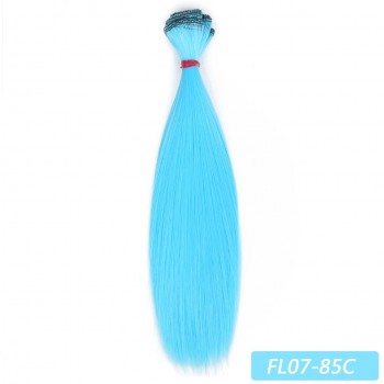 Bybrana 15cm*100cm and 25cm*100cm Long straight High Temperature Fiber BJD SD Wigs DIY hair for dolls free Free shipping