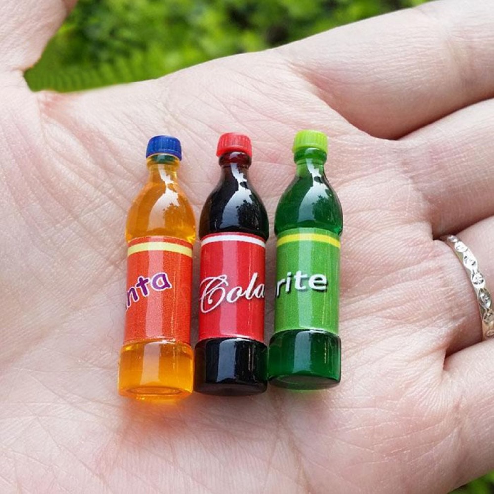 20 Cute 3pcs Home Decor Miniature Wine Miniature A Bottles For Doll house Miniatures Food Toy For Girl Birthday Gift -17 S7JN