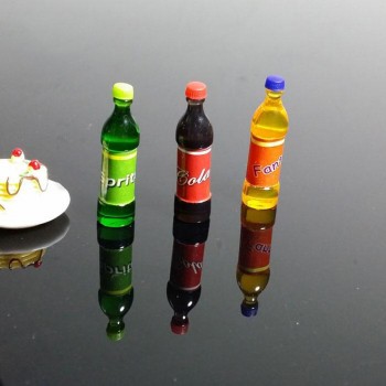 20 Cute 3pcs Home Decor Miniature Wine Miniature A Bottles For Doll house Miniatures Food Toy For Girl Birthday Gift -17 S7JN