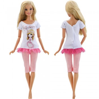 Hot Fashion Handmade Party High Quality Dress Accessories Clothes For Barbie Doll Cloth Christmas Gift Girl Toys Pants Skirt 087