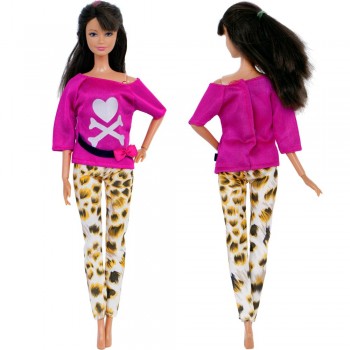 Hot Fashion Handmade Party High Quality Dress Accessories Clothes For Barbie Doll Cloth Christmas Gift Girl Toys Pants Skirt 087