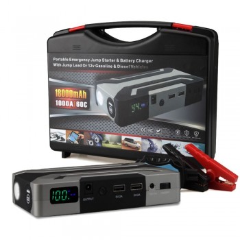 Car Rover Jump Starter 14800mah Power Bank Emergency Car Battery Pack Multi-function Auto Booster Supply 1000A Peak Current