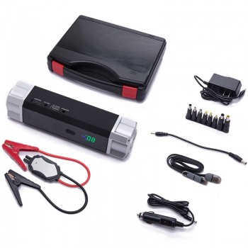 JKCOVER Most Popular Jump Starter Emergency Booster Auto Starting Device Portable Car Power Bank 100A Diesel Petrol Battery