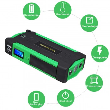 Multifunction Jump Starter 82800mAh 12V LCD  600A 4USB Portable Car Battery Booster Charger Booster Power Bank Starting Device