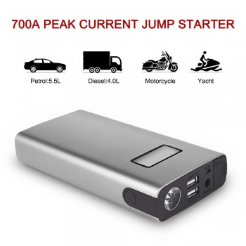 Car Jump Starter Portable Auto Battery Booster Kit Emergency Power Pack Phone Charger with Smart Charging Port (700A 18000mAh)