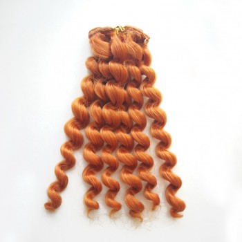 SuXiuFang bjd wig Accessories 1piece 20*100CM doll hair for 1/3 1/4 1/6 1/12 Natural Color Curly doll hair bjd wig diy