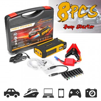 82800mAh High Power Car Jump Starter 12V Portable Starting Device Power Bank Car Charger For Car Battery Booster Buster 4 USB