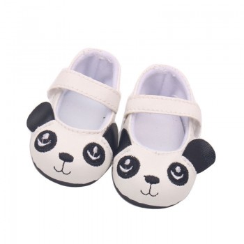 2018 New Fashion for 43cm baby born Dolls shoes for Reborn Bebe Doll shoes 7cm Mini Leather Shose 18 inch girl doll cute shoes