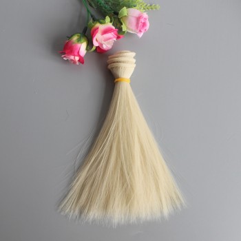 1pcs 15*100cm Doll Accessories Straight Synthetic Fiber Wig Hair For Doll Wigs High-temperature Wire for BJD SD Russian Doll