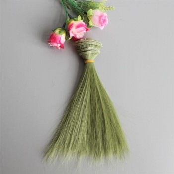 1pcs 15*100cm Doll Accessories Straight Synthetic Fiber Wig Hair For Doll Wigs High-temperature Wire for BJD SD Russian Doll