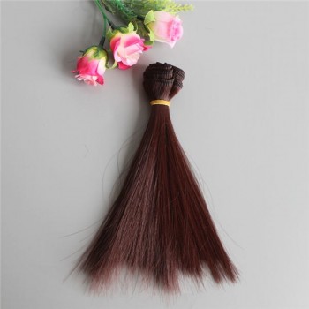 1pcs 15*100cm Doll Accessories Straight Synthetic Fiber Wig Hair For Doll Wigs High-temperature Wire for BJD SD Russian Doll