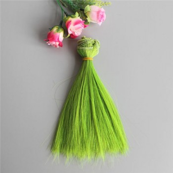 1pcs 15*100cm Doll Accessories Straight Synthetic Fiber Wig Hair For Doll Wigs High-temperature Wire for BJD SD Russian Doll